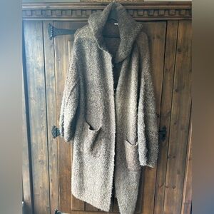 AEMI + CO Carry Me There Hooded Cardigan. M.